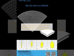 Pencahayaan Optimal 10°/30°/45°/60°/90° Tersedia 3030LED Lensa Pencahayaan Stadion Anti-Glare