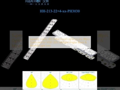 Kejelasan Superior LED Street Lampu Banjir Lensa 88pcs Dioptimalkan untuk 3030 LED, Multiple Angle Beam & Kerugian Cahaya Minimal