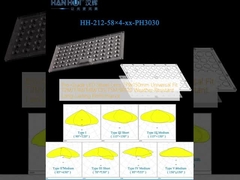 Pro-Grade LED Street Lens 279x150mm Universal Fit T2M/T3M/T4M/T3S/T5M/90120 Kinerja tahan cuaca tahan lama