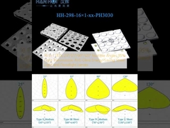 16 In 1 LED 25°/55°/90°/120° Multiple Angles 95% Transmisi Cahaya Anti-Glare Energy-Saving Street Light dan Lensa Floodlight