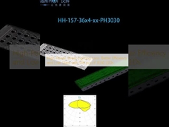 Lensa pencahayaan jalanan bertenaga tinggi: Efisiensi yang lebih baik dan silau rendah dengan 144 pcs dari 3030 LED