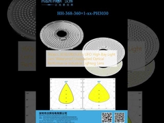 360pcs 3030/2835LEDs Lensa Lampu UFO High Bay Tahan Air Kinerja Optik Tak Tertandingi Lensa Pencahayaan Industri