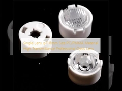 Single Lens φ11.8mm Ukuran PC/PMMA Material Transmittansi Tinggi Lensa Optik Profesional